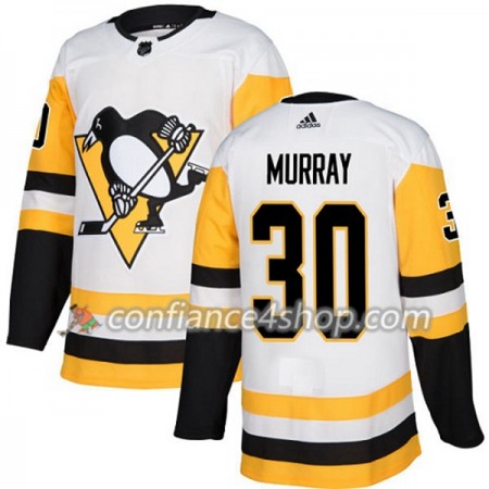 Adidas Maillot de Hockey Pittsburgh Penguins Matt Murray 30 2017-2018 Blanc Authentic - Femme
